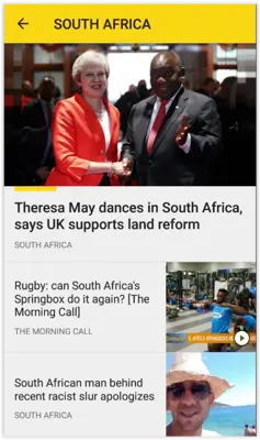 Africanews android App screenshot 0