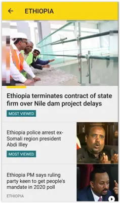 Africanews android App screenshot 2