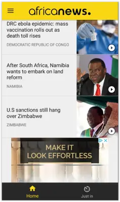 Africanews android App screenshot 5